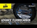 Sufix Advance® Fluorocarbon - 30lb - Clear - 200 yds – video 2